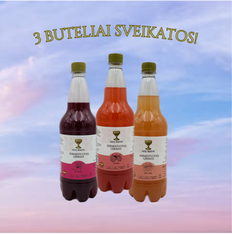 3 Buteliai