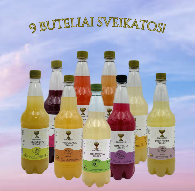 9 Buteliai