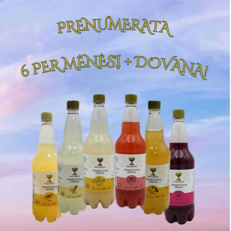 Prenumerata. Padvigubink Enzimų Kiekį!